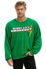WINDY CITY SMOKEOUT 2025 CREW SWEATSHIRT RELAXED - KELLY GREEN