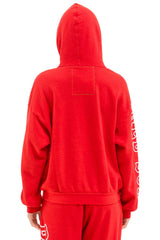 RED SOX RELAXED PULLOVER HOODIE - RED