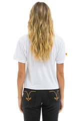 NY YANKEES AVIATOR NATION BOYFRIEND TEE - WHITE