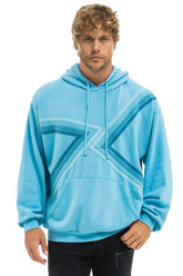 BLAZE PULLOVER HOODIE RELAXED - AQUA // AQUA