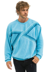 BLAZE RELAXED CREW SWEATSHIRT - AQUA // AQUA