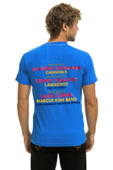 JAZZ ASPEN SNOWMASS 2025 CREW TEE SHIRT - ADVENTURE BLUE