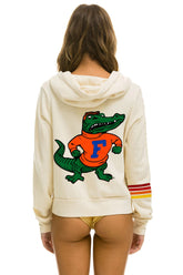 UNIVERSITY OF FLORIDA GATORS ZIP HOODIE - VINTAGE WHITE