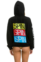 SPIN MAGAZINE 2025 PULLOVER HOODIE RELAXED - BLACK