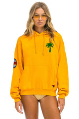 PALM TREE MONTECITO 2025 PULLOVER HOODIE RELAXED - GOLD