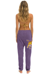 LSU TIGER UNISEX POCKET SWEATPANTS - GRAPE