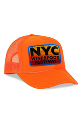 NEW YORK WINE & FOOD 2025 VINTAGE LOW RISE TRUCKER - ORANGE