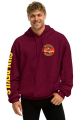 ASU FORK PULLOVER HOODIE RELAXED - MAROON