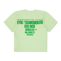 PALM TREE FEST NAPA 2025 BOYFRIEND TEE - LIME CREAM