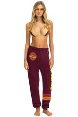 ASU FORK UNISEX POCKET SWEATPANTS - MAROON