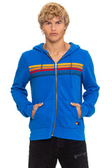 5 STRIPE HOODIE - ADVENTURE BLUE