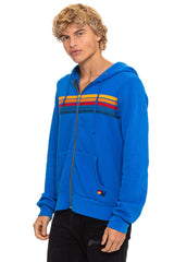 5 STRIPE HOODIE - ADVENTURE BLUE