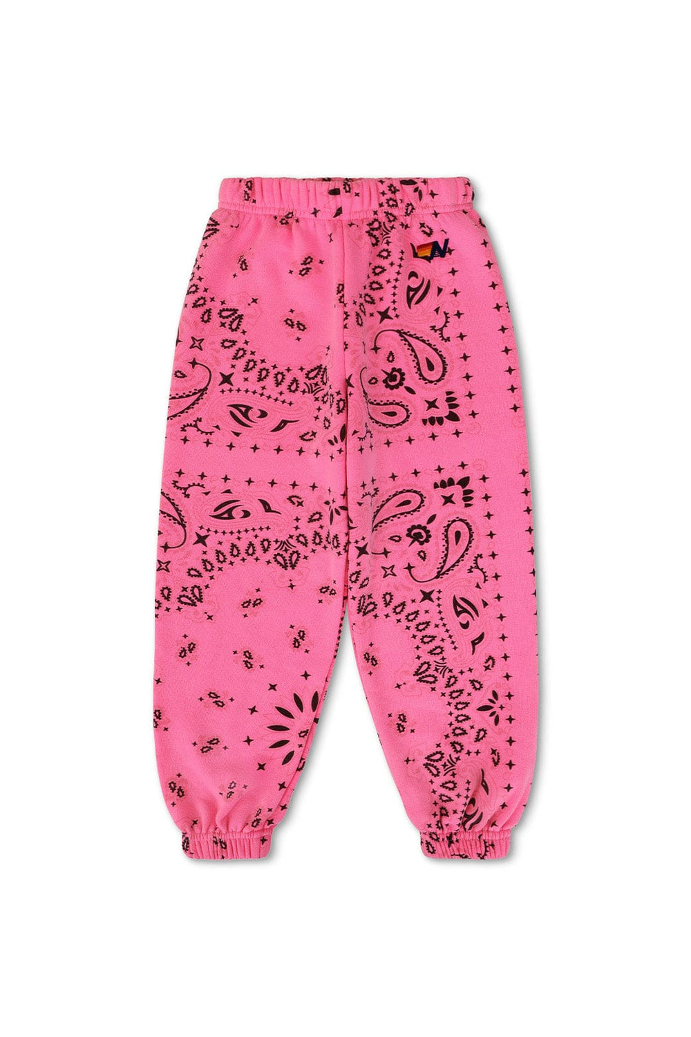KID'S BANDANA SWEATPANTS - NEON PINK