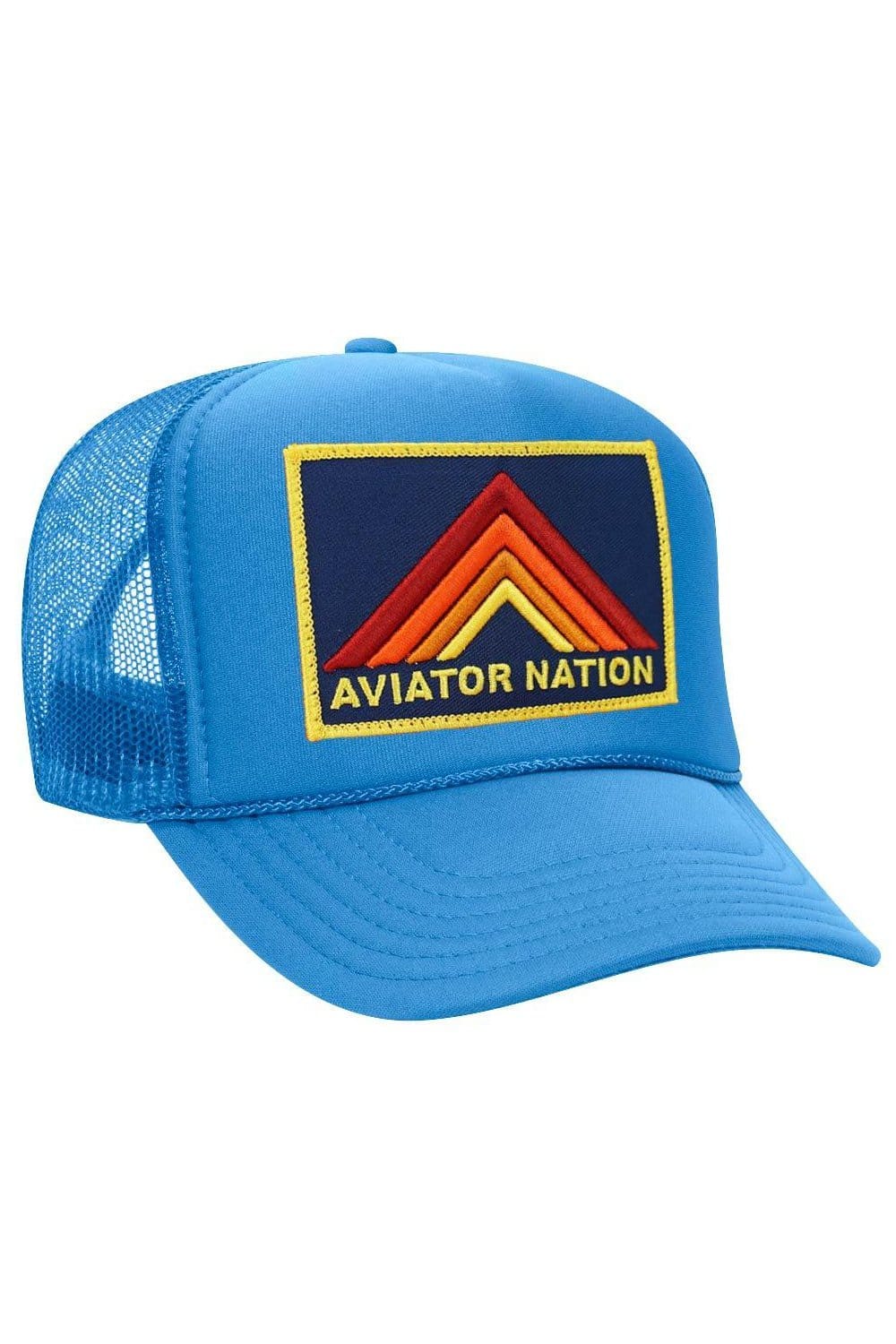 MOUNTAIN STRIPE VINTAGE TRUCKER HAT