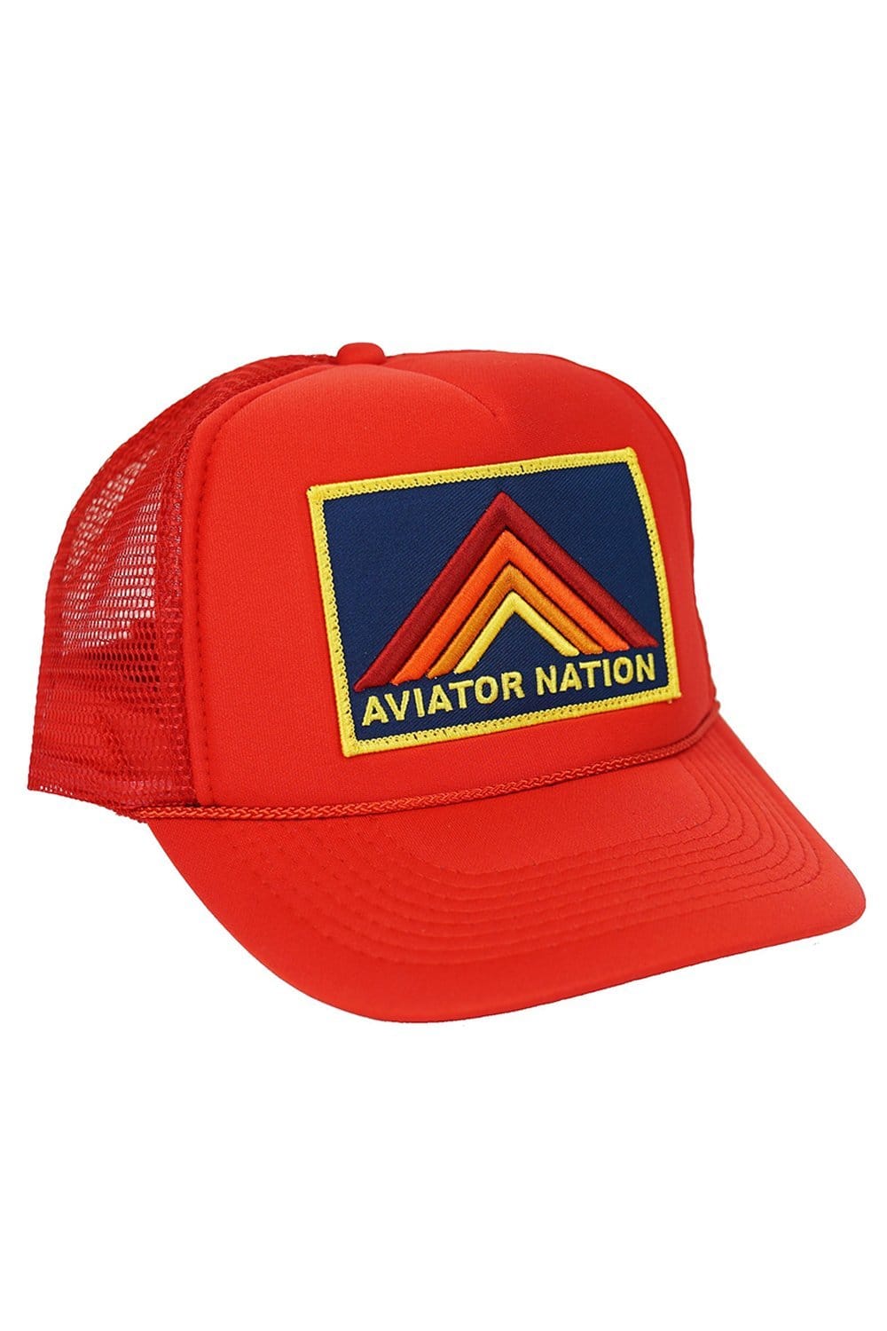 MOUNTAIN STRIPE VINTAGE TRUCKER HAT