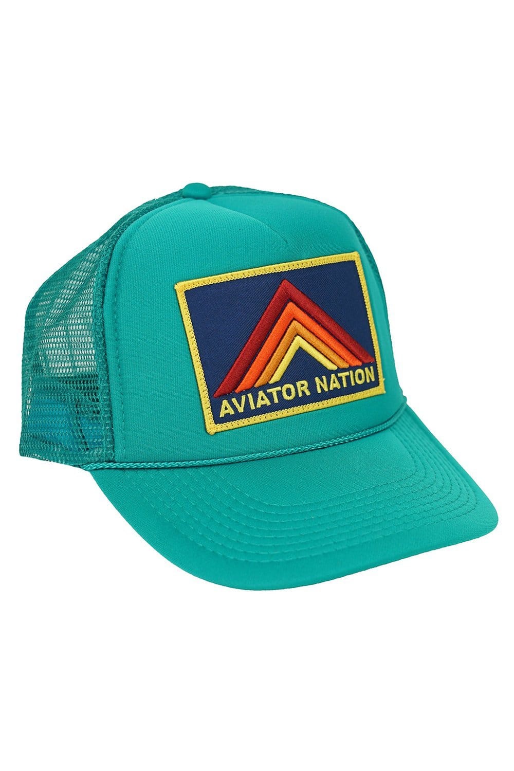 MOUNTAIN STRIPE VINTAGE TRUCKER HAT