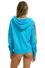 AVIATOR NATION HOODIE - NEON BLUE