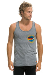 MEN'S AVIATOR NATION TANK - HEATHER GREY