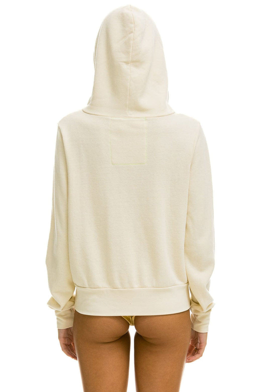 5 STRIPE HOODIE - VINTAGE WHITE // BLUE