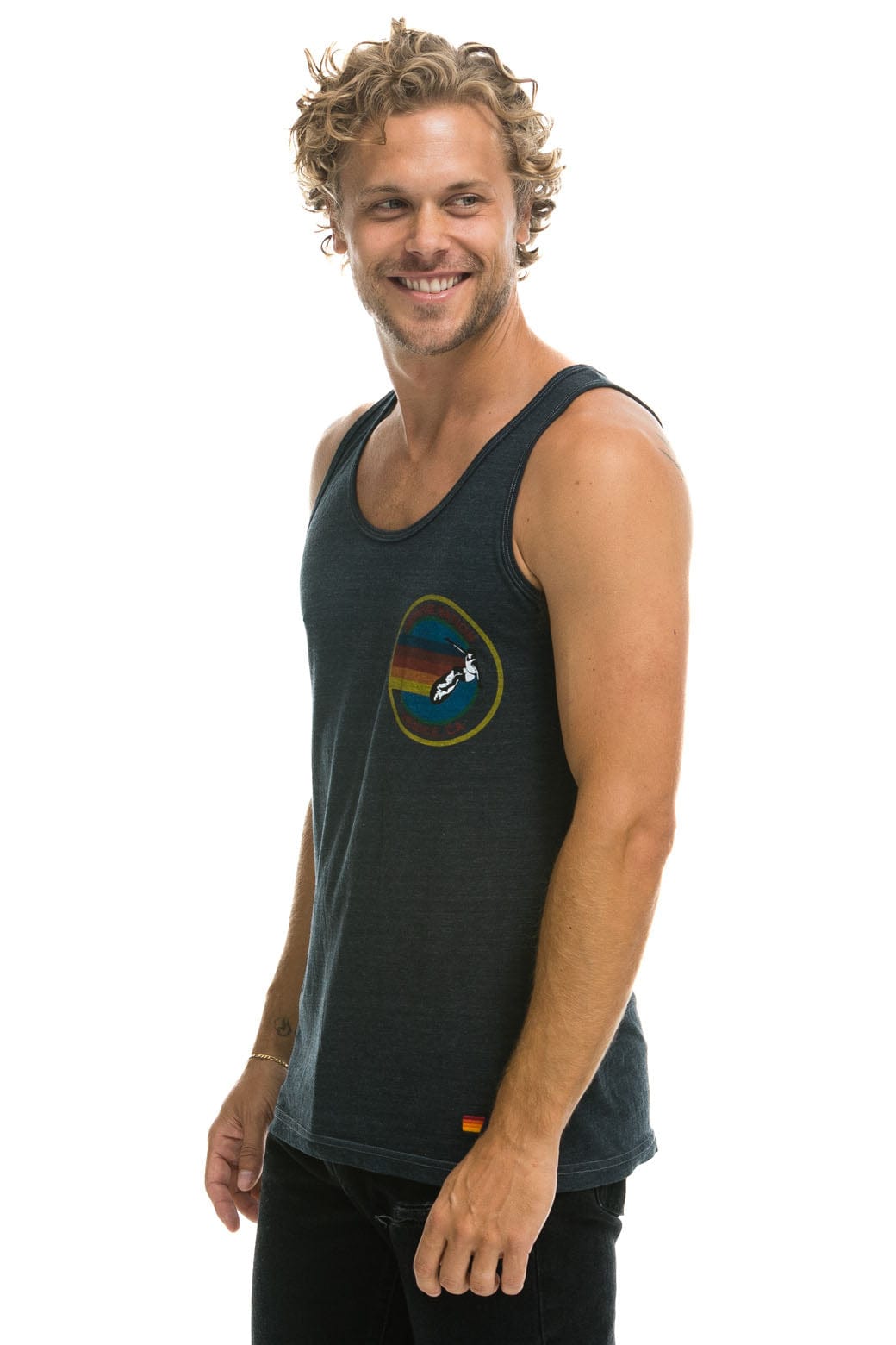 MEN'S AVIATOR NATION TANK - CHARCOAL