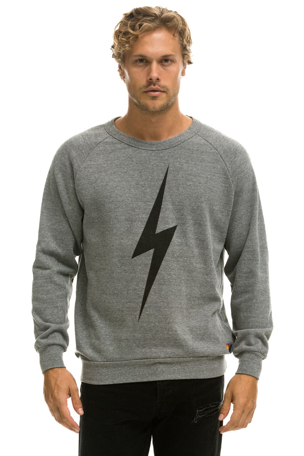 BOLT SWEATSHIRT - HEATHER GREY