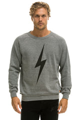BOLT SWEATSHIRT - HEATHER GREY