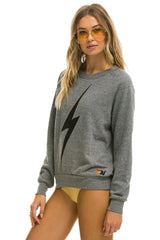 BOLT SWEATSHIRT - HEATHER GREY