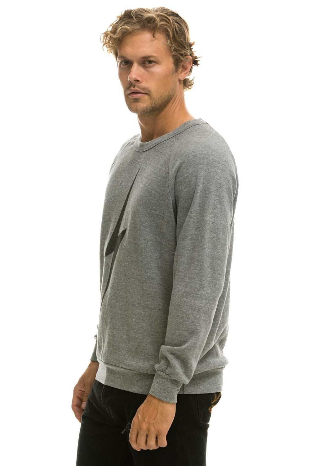 BOLT SWEATSHIRT - HEATHER GREY