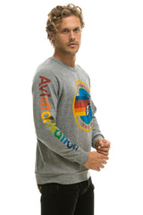 AVIATOR NATION SWEATSHIRT - HEATHER GREY