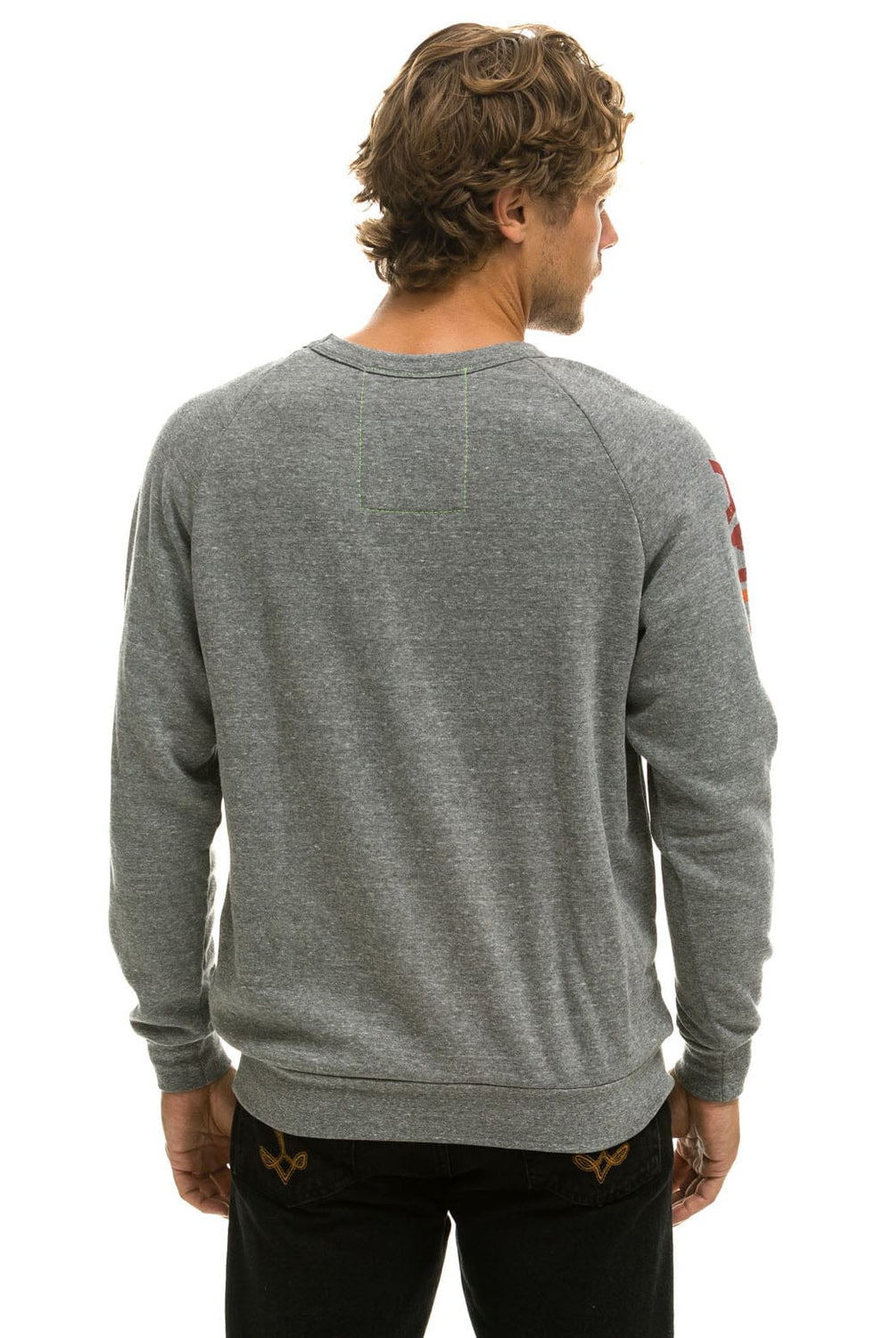 AVIATOR NATION SWEATSHIRT - HEATHER GREY