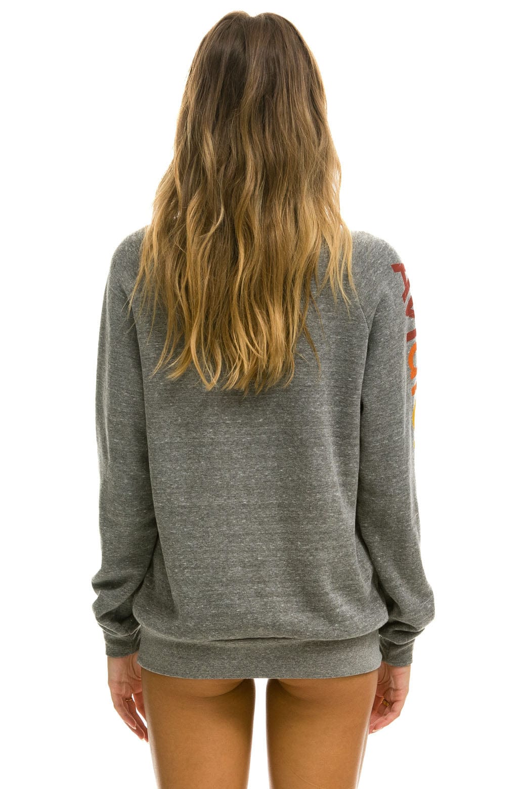 AVIATOR NATION SWEATSHIRT - HEATHER GREY