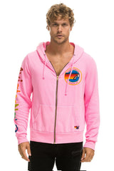 AVIATOR NATION HOODIE - NEON PINK