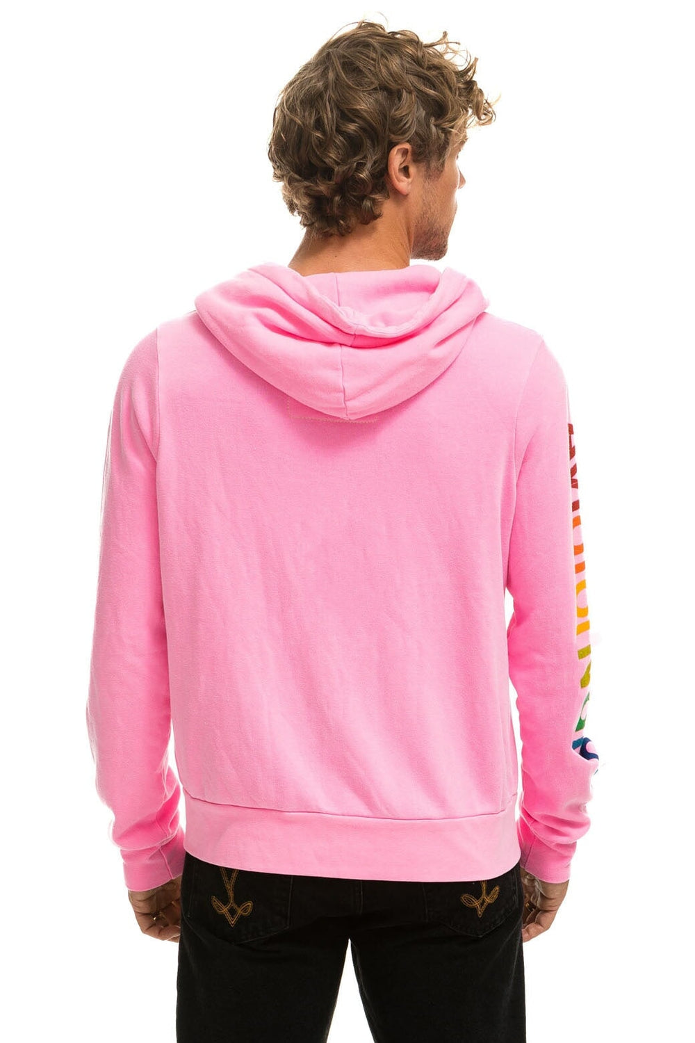 AVIATOR NATION HOODIE - NEON PINK