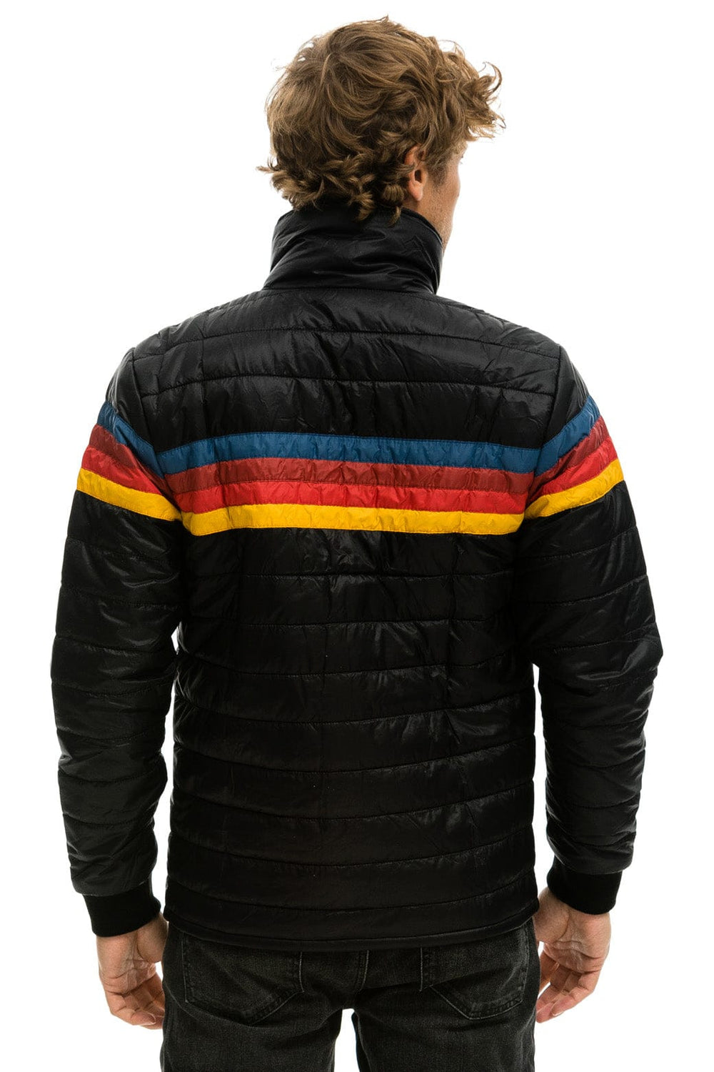 4 STRIPE JACKET - BLACK