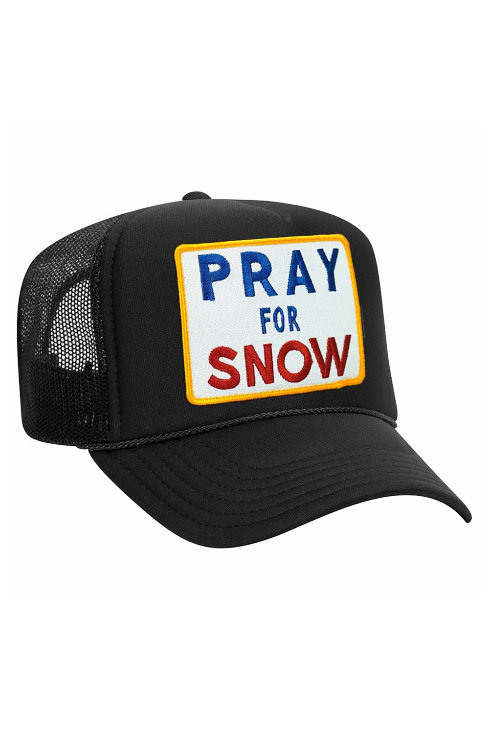 PRAY FOR SNOW VINTAGE TRUCKER HAT