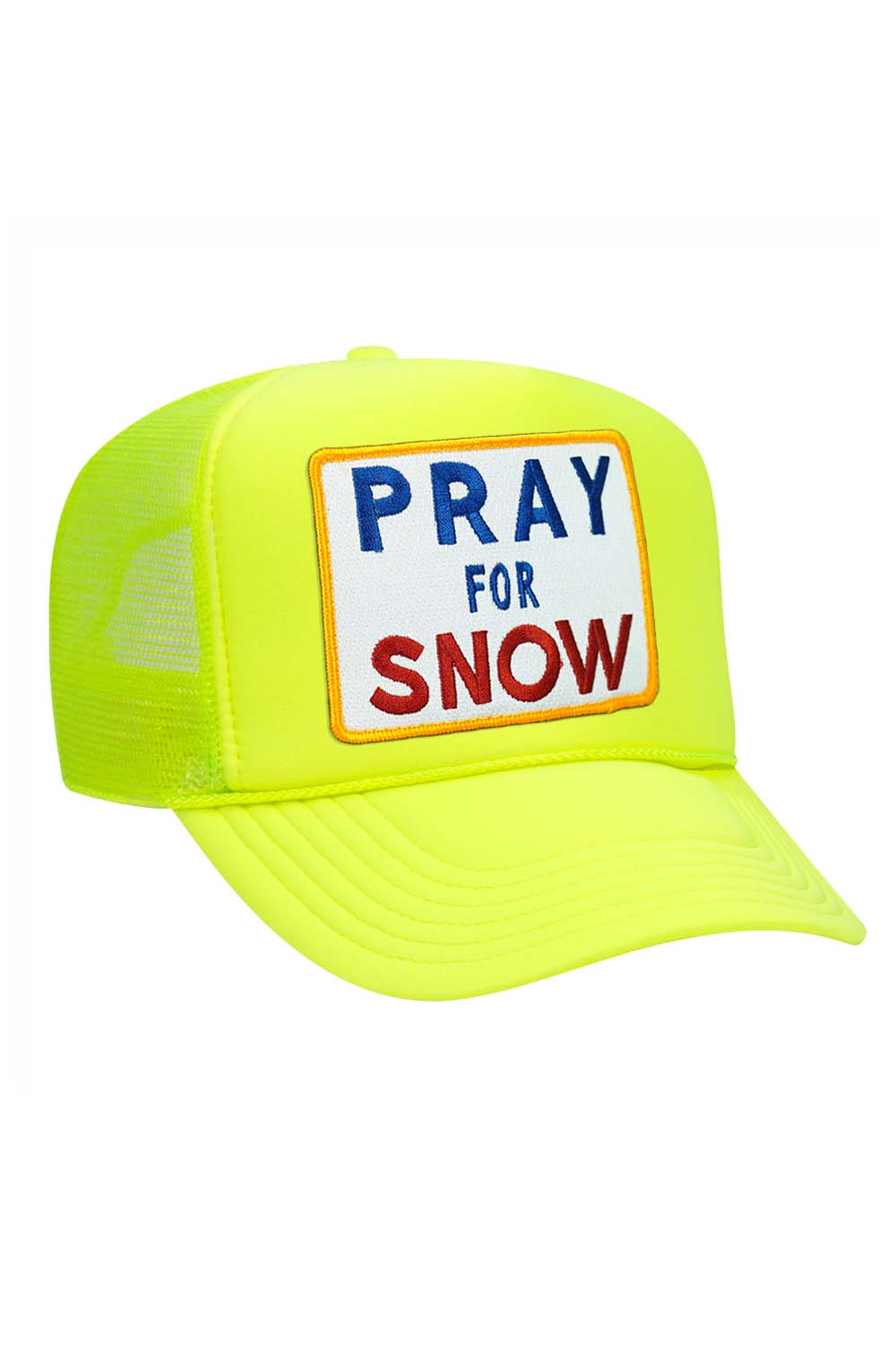 PRAY FOR SNOW VINTAGE TRUCKER HAT