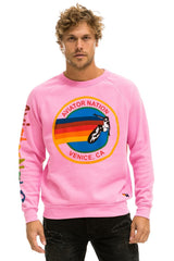 AVIATOR NATION SWEATSHIRT - NEON PINK