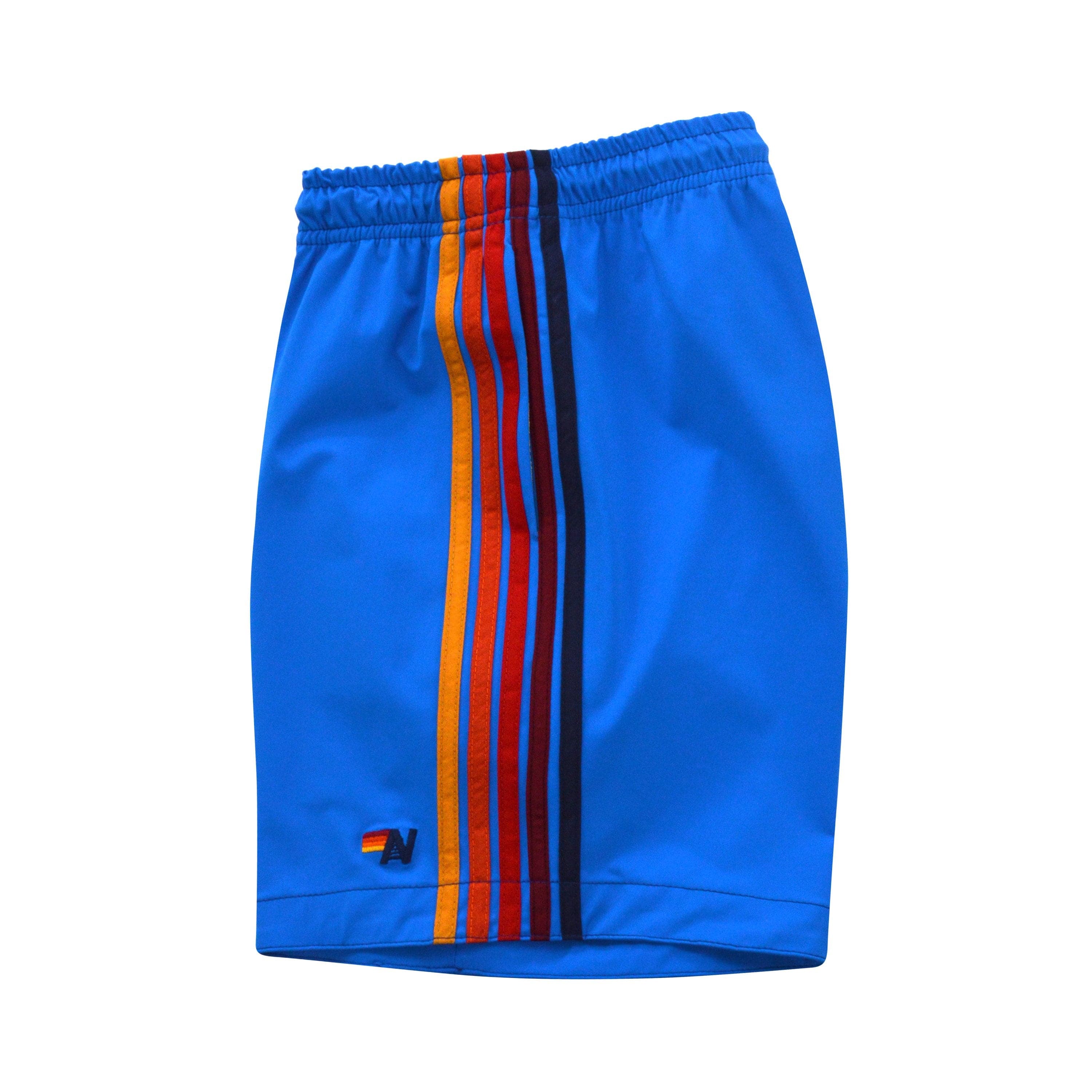 MEN'S 5 STRIPE FLEX SHORTS - PARROT BLUE