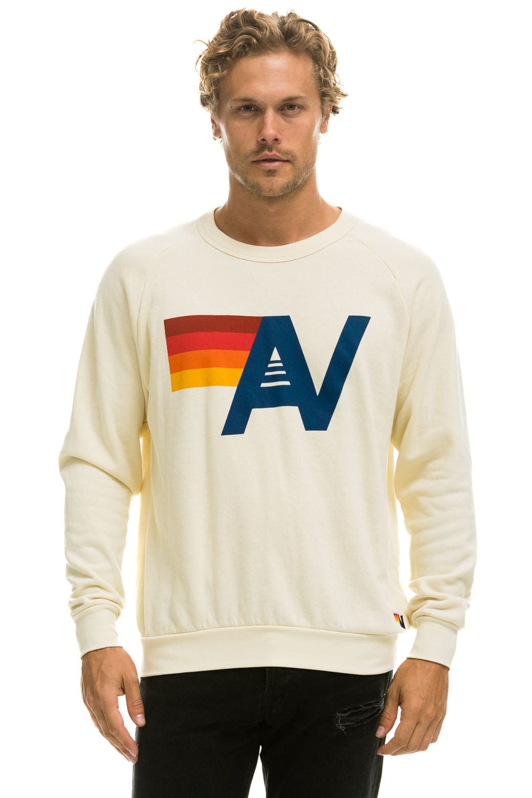 LOGO SWEATSHIRT - VINTAGE WHITE