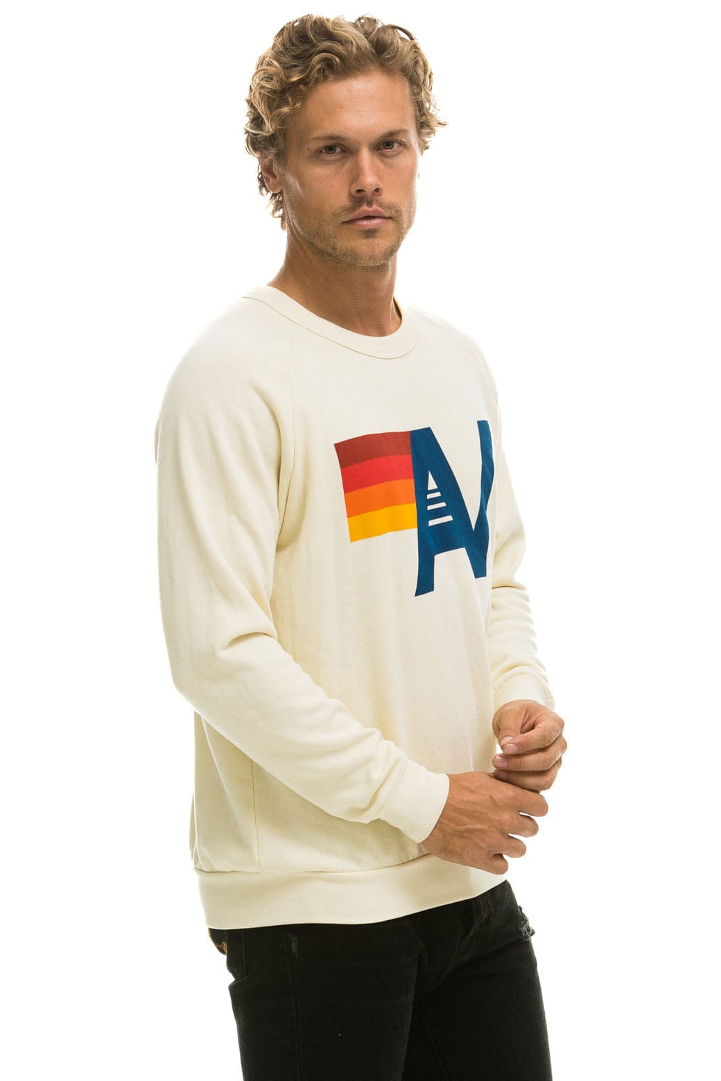 LOGO SWEATSHIRT - VINTAGE WHITE