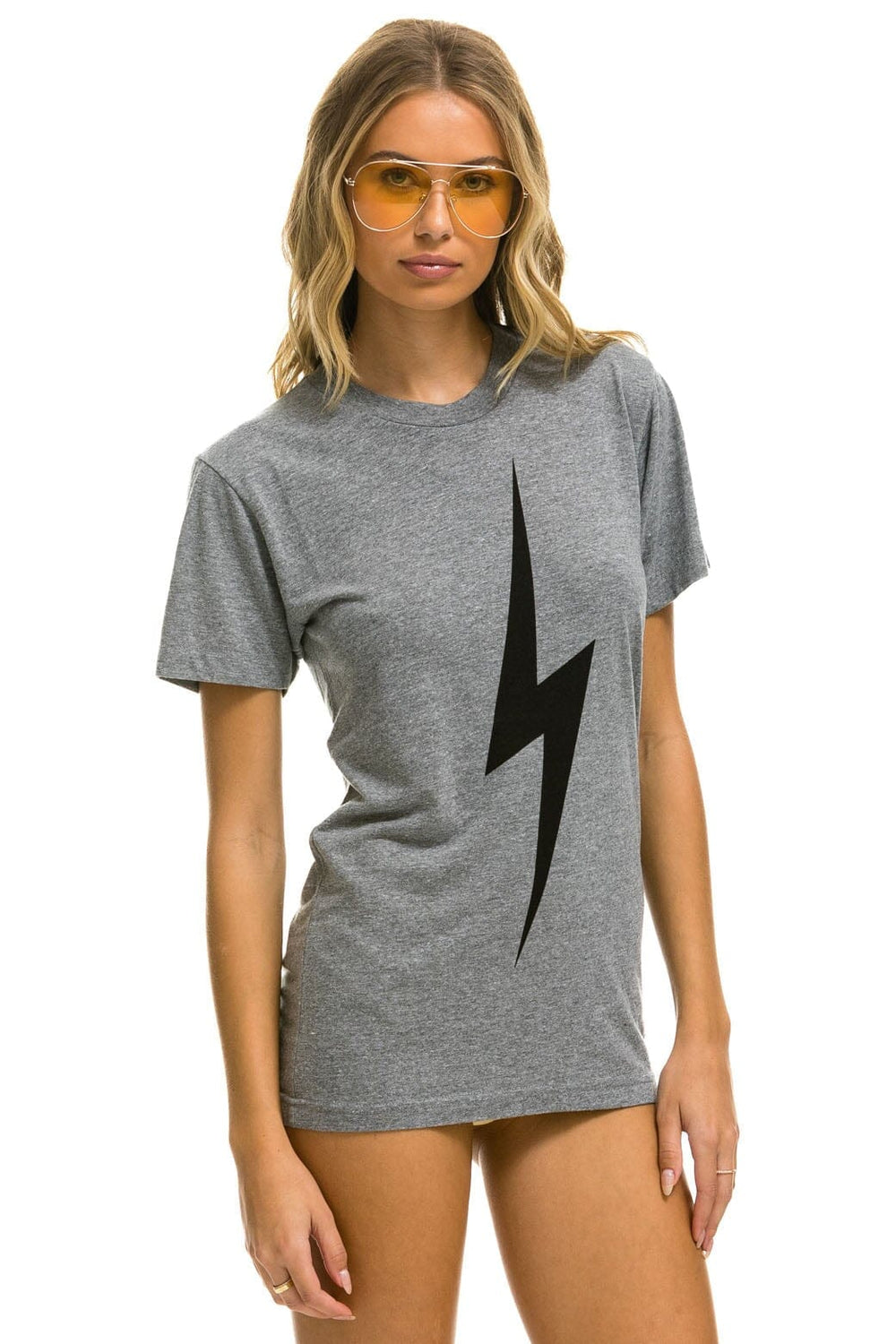 BOLT TEE - HEATHER GREY