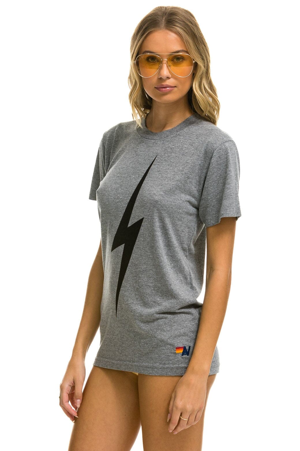 BOLT TEE - HEATHER GREY