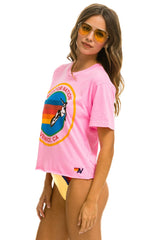 SIGNATURE BOYFRIEND TEE - NEON PINK