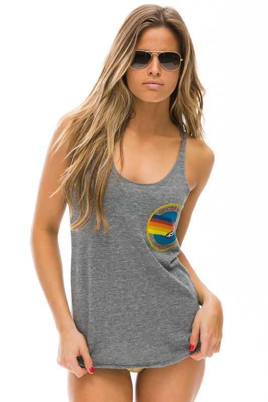 AVIATOR NATION TANK - HEATHER GREY