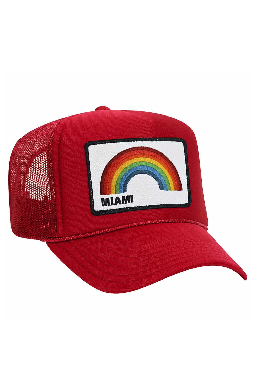 MIAMI RAINBOW TRUCKER HAT