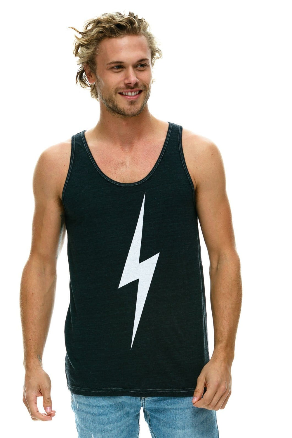 MEN'S BOLT TANK - CHARCOAL