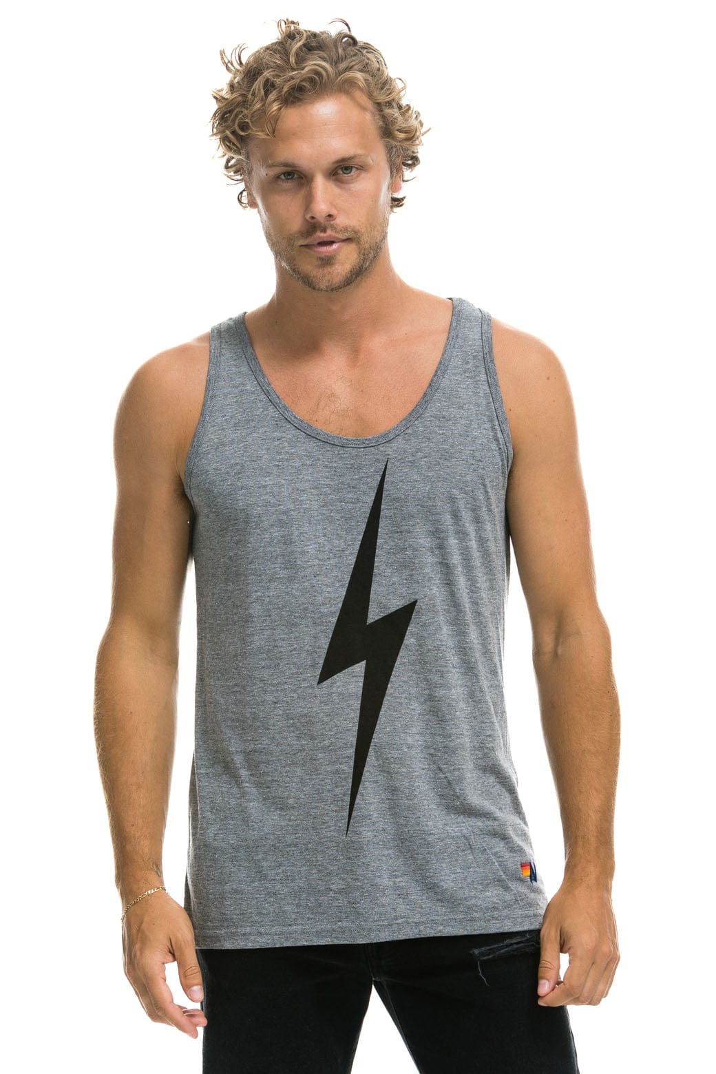 MEN'S BOLT TANK - HEATHER GREY