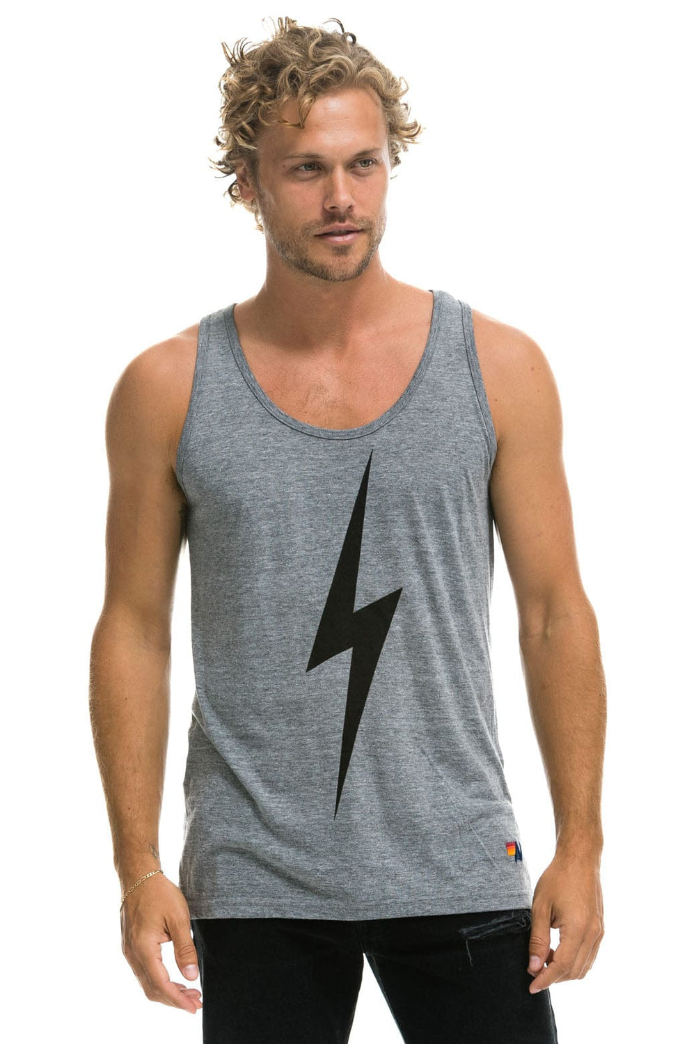 MEN'S BOLT TANK - HEATHER GREY