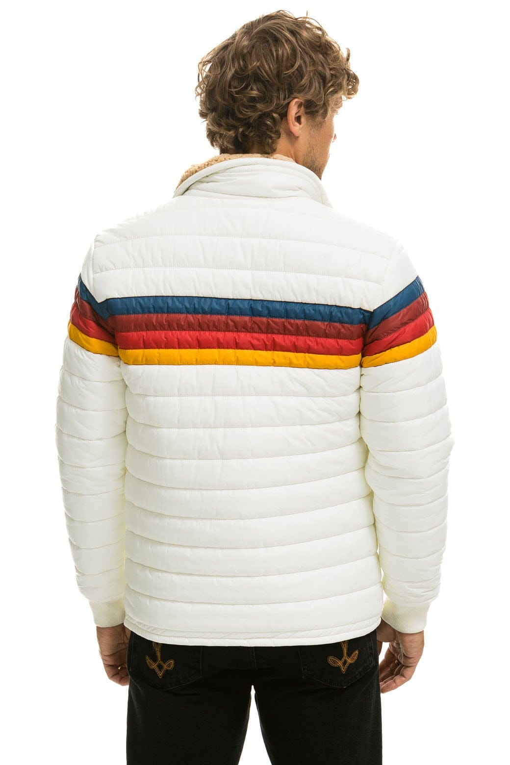 4 STRIPE JACKET - WHITE
