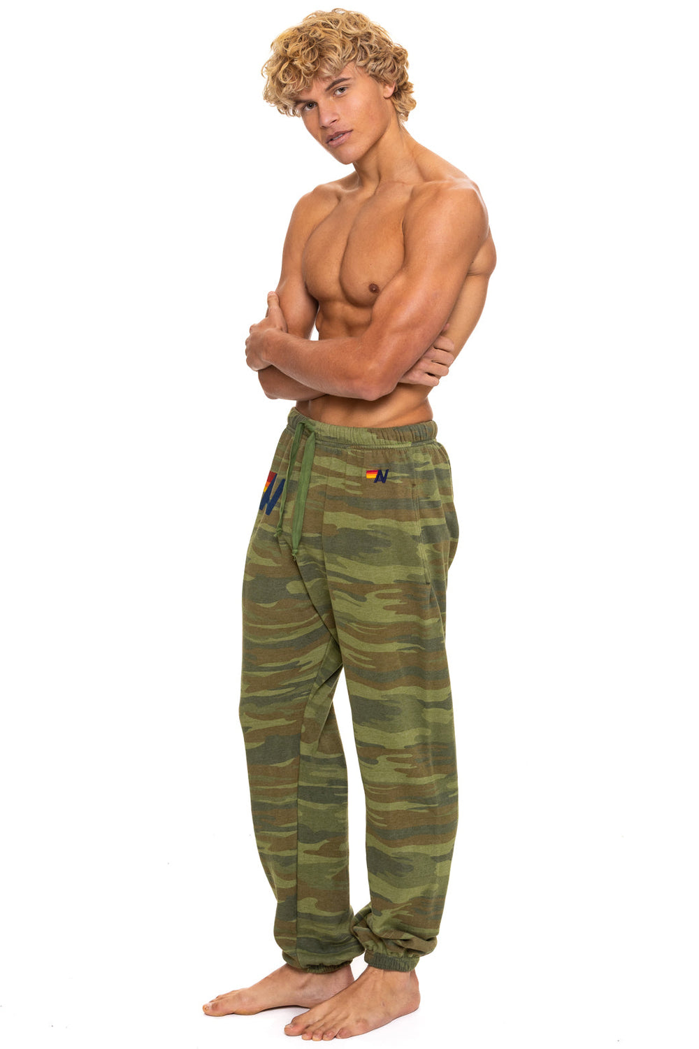 LOGO SWEATPANTS - CAMO